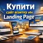Купити сайт візитку або Landing Page
