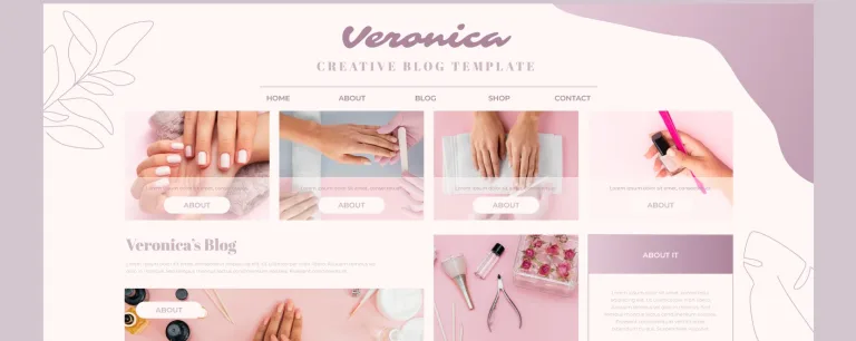 Сайт-візитка салону краси