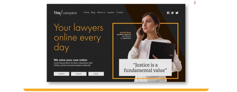 Як створити сайт адвоката
