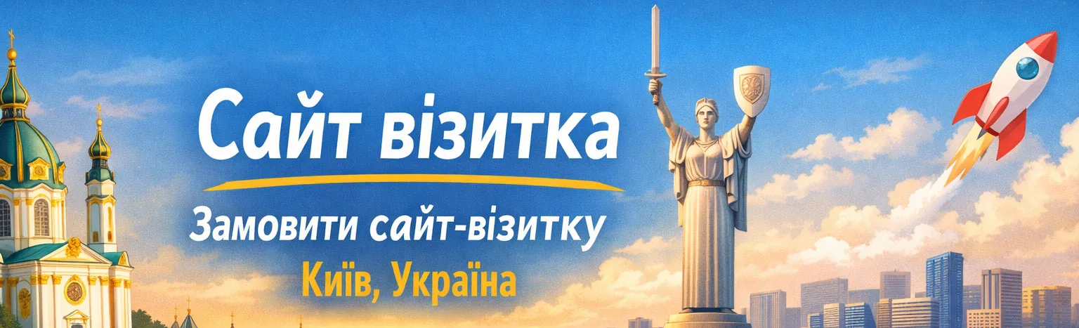 Сайт візитка – замовити сайт-візитку Київ, Україна